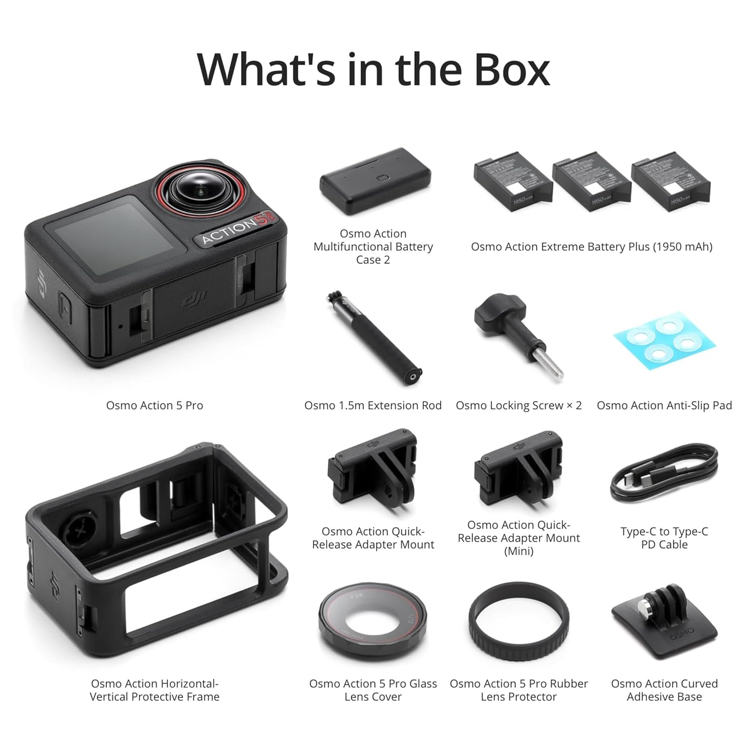 DJI Action 2 Dual Screen Combo -12Mp Digital Zoom Action Camera with Front Touchscreen, 4K Recording Upto 120 Fps& 155° Fov, Portable& Wearable,10M Waterproof,Black