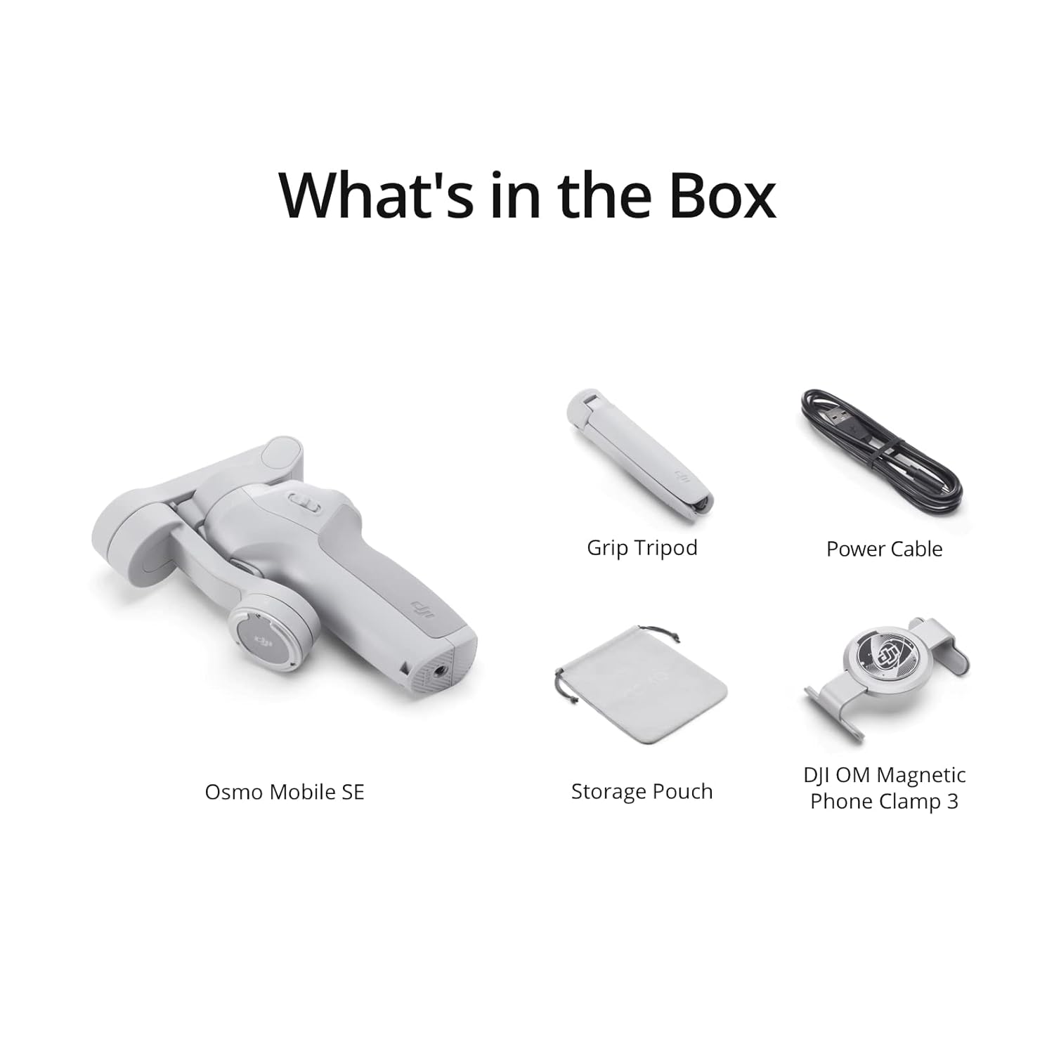 DJI OSMO Mobile SE Intelligent Gimbal 3-Axis Phone Gimbal Portable and Foldable for Android & iPhone with ShotGuides Smartphone Gimbal with ActiveTrack 5.0 Vlogging Stabilizer YouTube Video, Grey