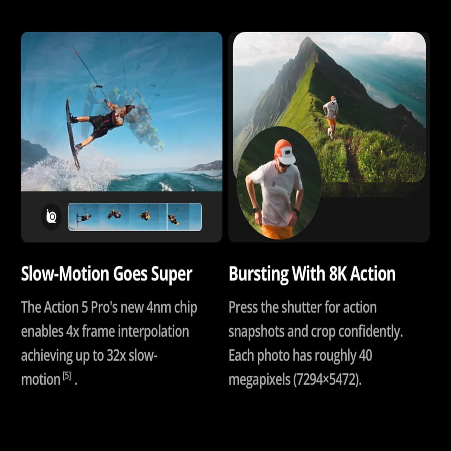 DJI Action 2 Dual Screen Combo -12Mp Digital Zoom Action Camera with Front Touchscreen, 4K Recording Upto 120 Fps& 155° Fov, Portable& Wearable,10M Waterproof,Black