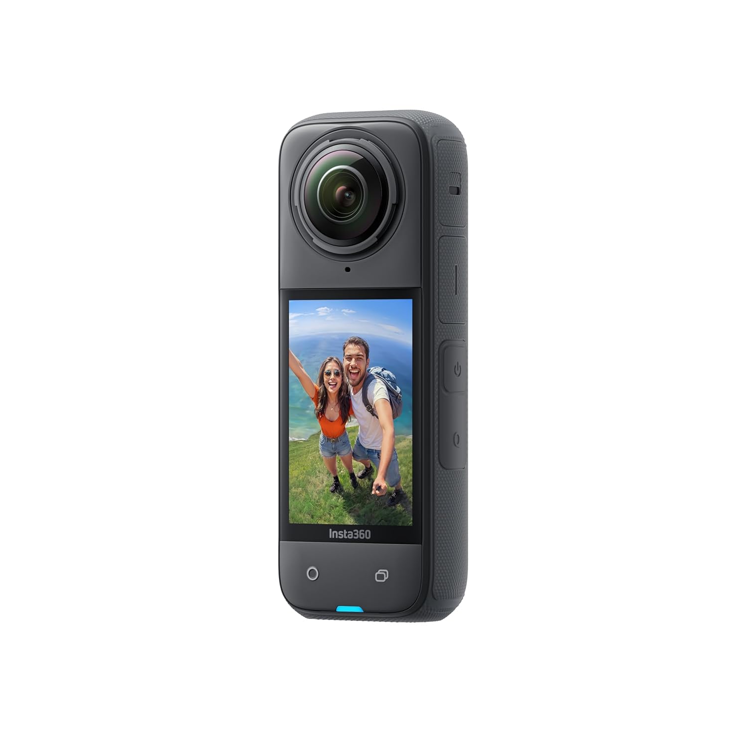 insta360 X4-8K Waterproof 360 Optical Zoom Action Camera, 4K Wide-Angle Video, Removable Lens Guards, 135 Min Battery Life, Ai Editing, Stabilization, for Sports, Travel, Outdoor, Black