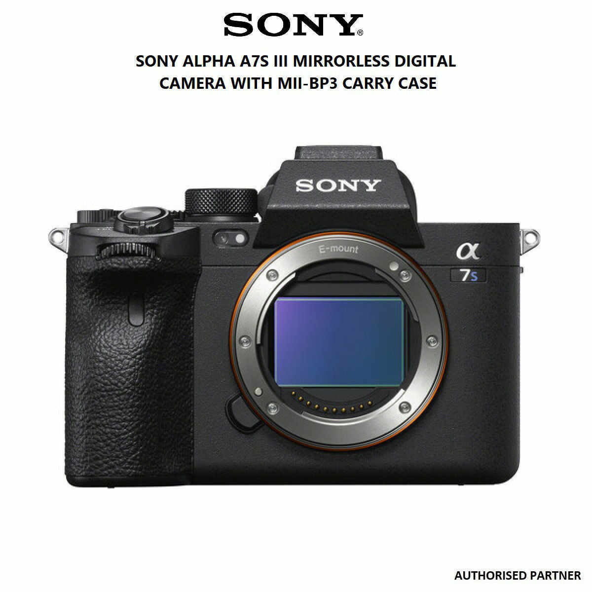 Sony Alpha ILCE-7SM3 Full-Frame Mirrorless Camera Body