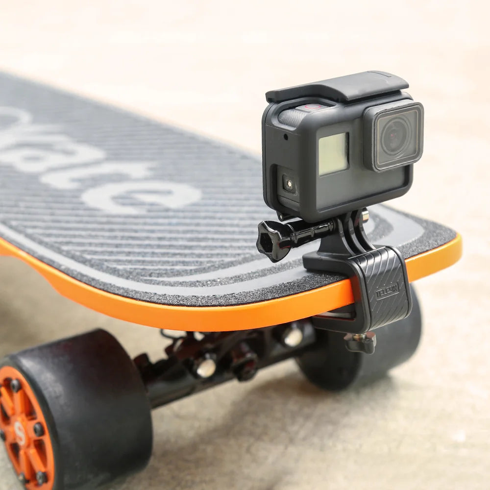 Skateboard clip mount for ActionCams