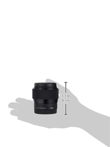Sigma 56Mm F1.4 Dc Dn Contemporary Lens for E-Mount Mirrorless Cameras (Aps-C Format, Black)