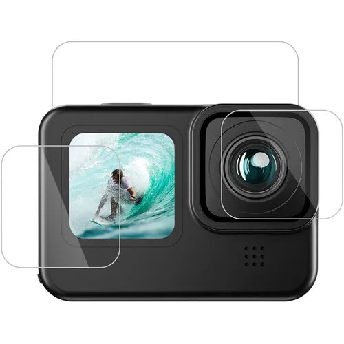 Telesin Lens Front and Back LCD Display Tempered Glass Film for GoPro Hero 9 10 11 12