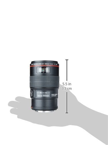 Canon EF 100mm F2.8 Prime Lens for Canon DSLR Camera (Black)