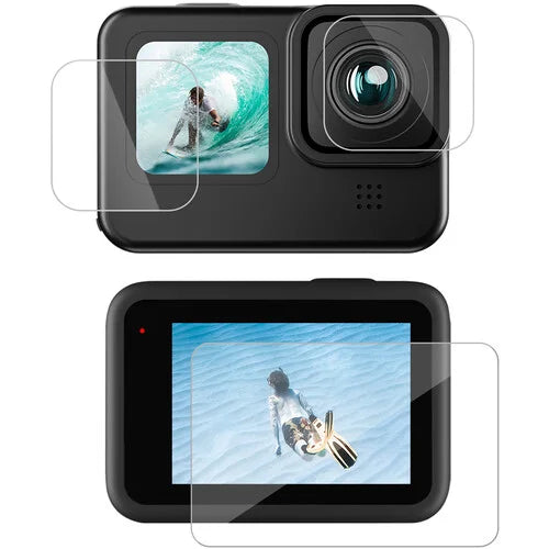 Telesin Lens Front and Back LCD Display Tempered Glass Film for GoPro Hero 9 10 11 12