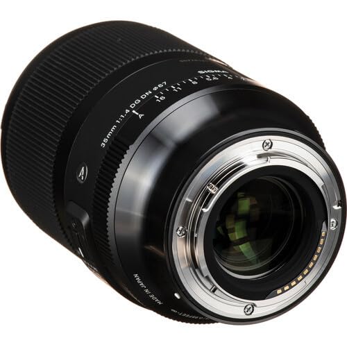 Sigma 35mm f/1.4 DG DN Art Lens for Sony E Mount Mirrorless Cameras (303965) (Black)