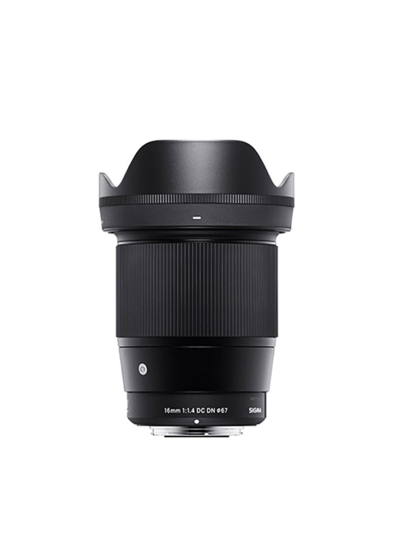 Sigma 16mm F1.4 DC DN Contemporary Lens for Sony E Mount Mirrorless Cameras (APS- C Format, Black)