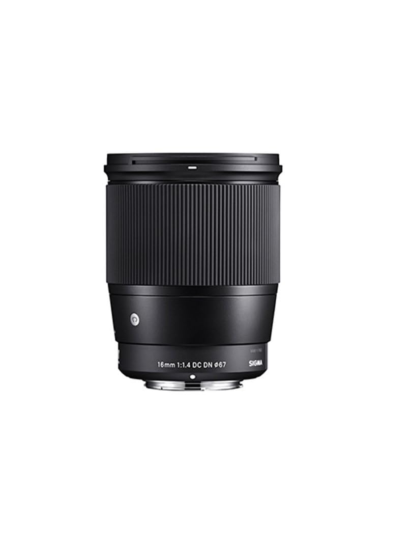 Sigma 16mm F1.4 DC DN Contemporary Lens for Sony E Mount Mirrorless Cameras (APS- C Format, Black)