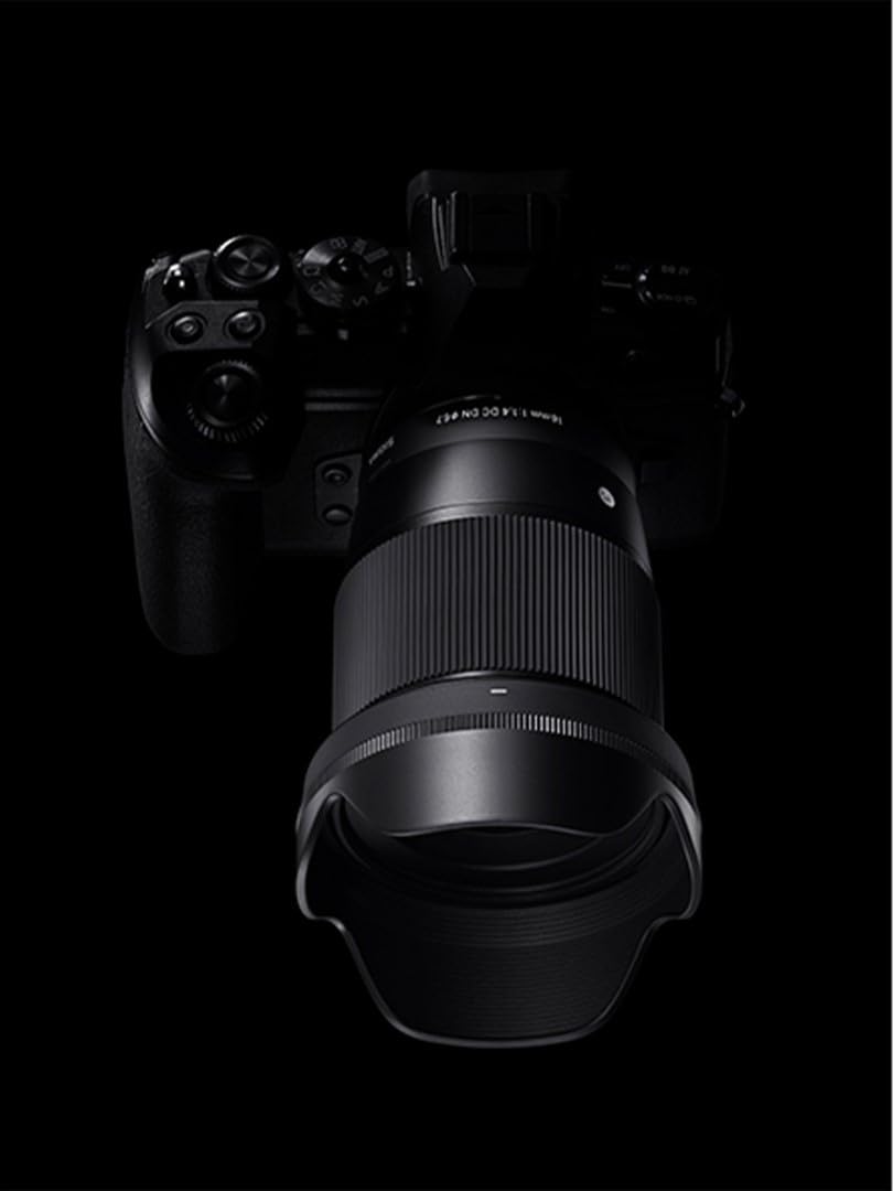 Sigma 16mm F1.4 DC DN Contemporary Lens for Sony E Mount Mirrorless Cameras (APS- C Format, Black)