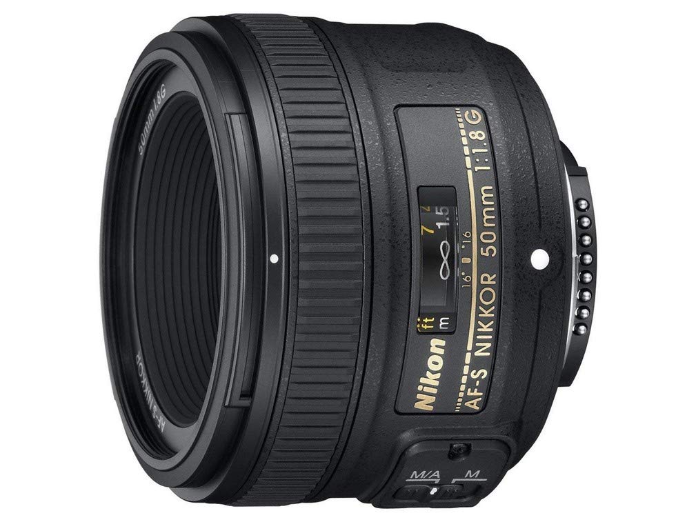 Nikon 50mm Nikkor F/1.8D AF Prime Lens for DSLR Camera (Black)