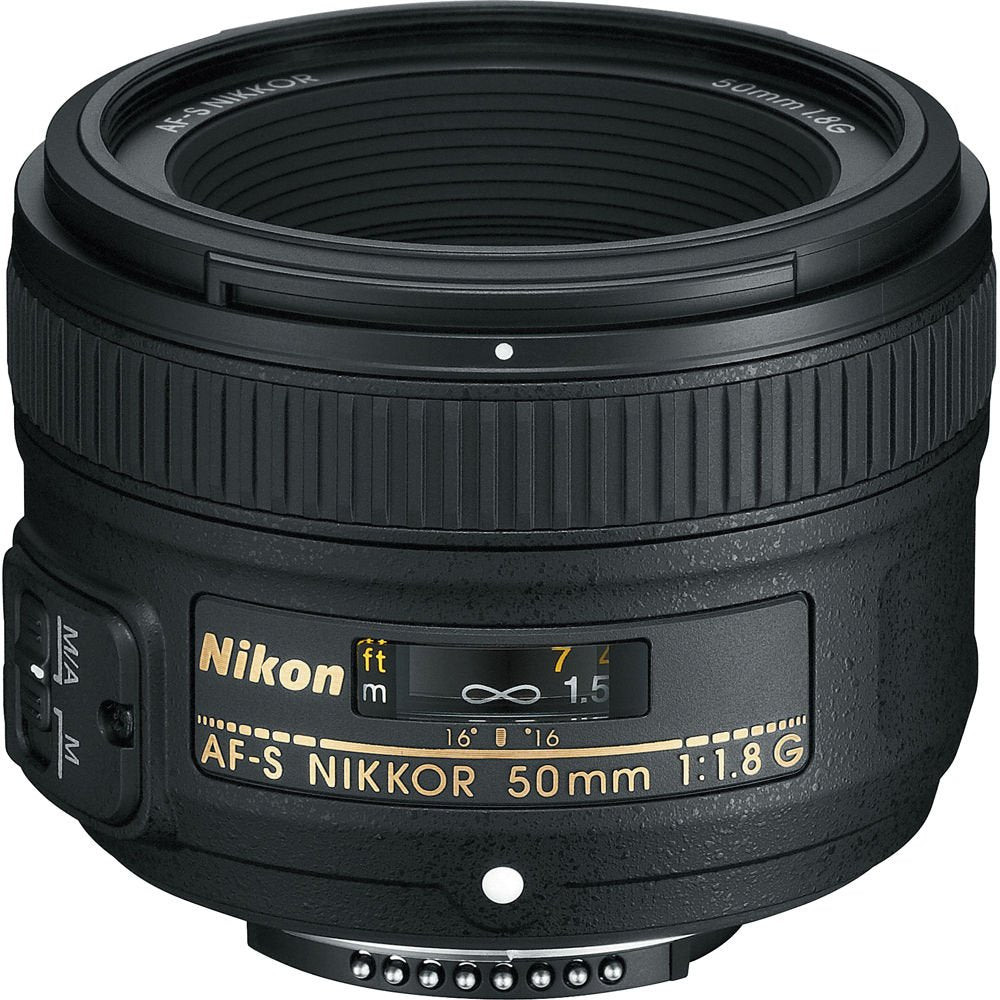 Nikon 50mm Nikkor F/1.8D AF Prime Lens for DSLR Camera (Black)