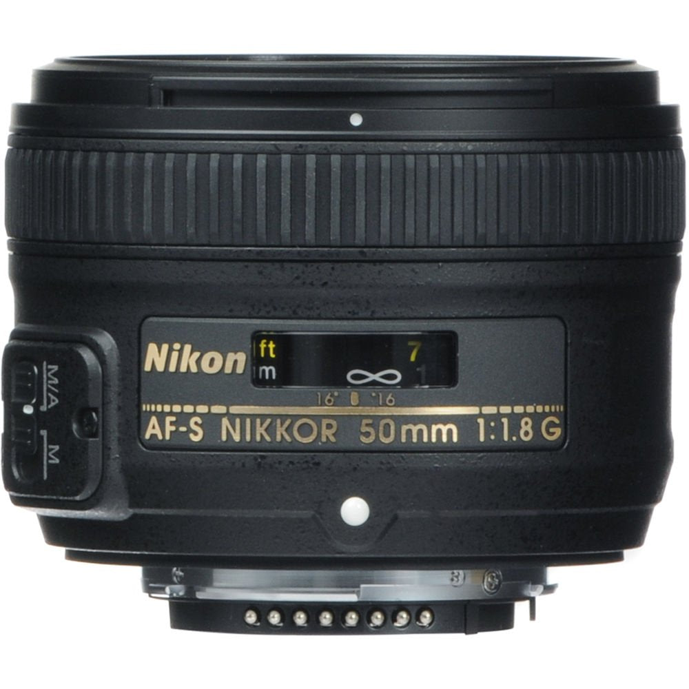 Nikon 50mm Nikkor F/1.8D AF Prime Lens for DSLR Camera (Black)
