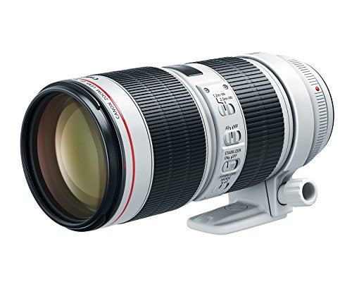 Canon EF 70-200mm f2.8 is III USM with Lens Case and Lens Hood- Black