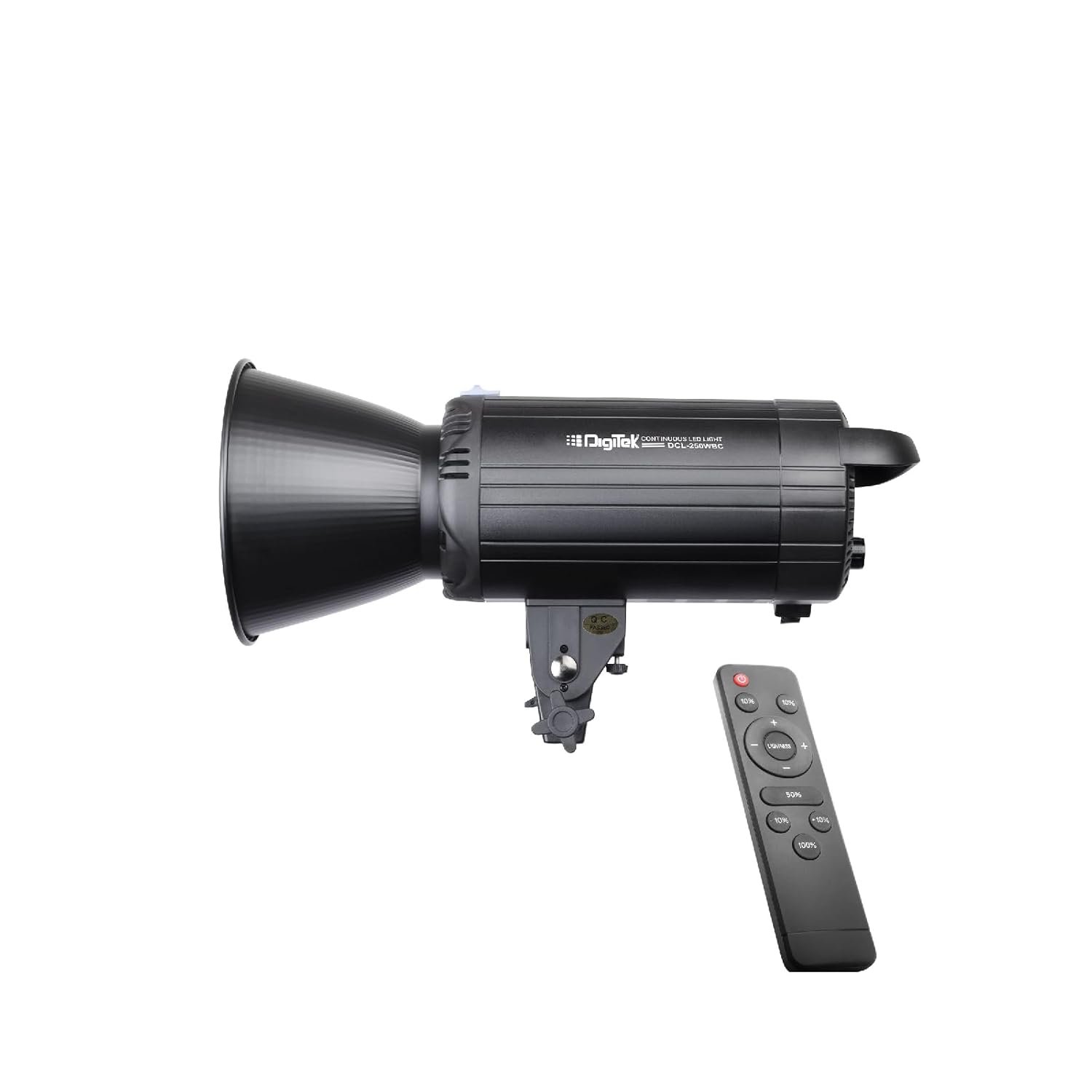DIGITEK Lite (DCL-250 WBC Combo) 250W Bi Color Continuous LED Video Light with 18CM Reflector