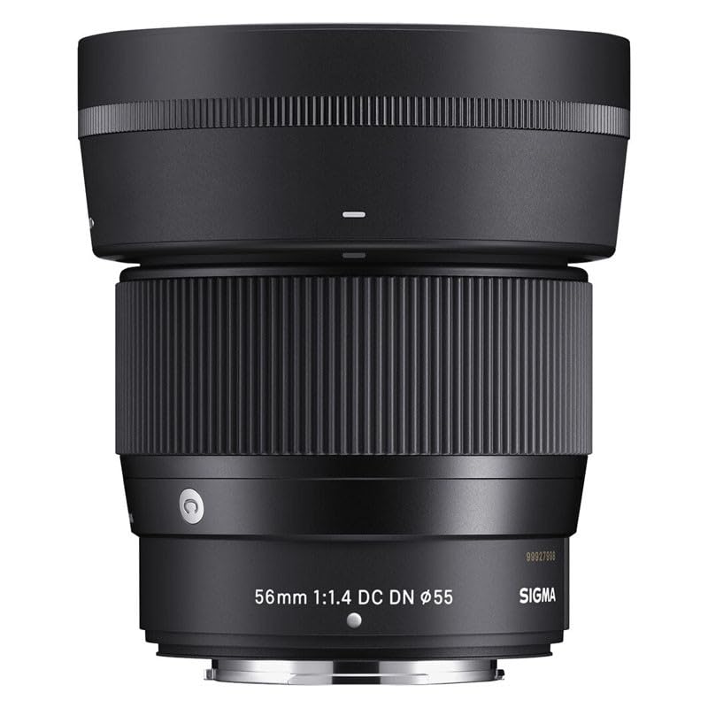 Sigma 56Mm F1.4 Dc Dn Contemporary Lens for Nikon Z Mount Mirrorless Cameras - Black