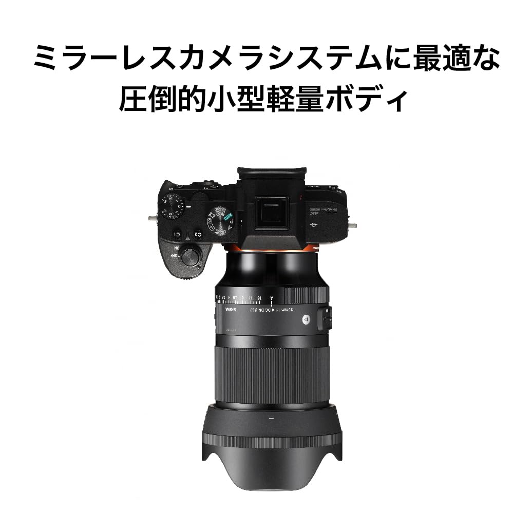 Sigma 35mm f/1.4 DG DN Art Lens for Sony E Mount Mirrorless Cameras (303965) (Black)
