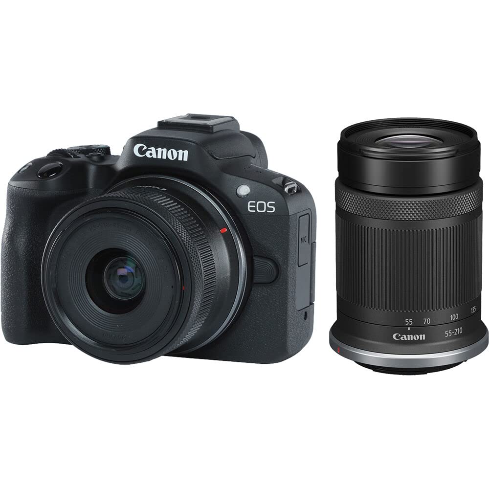 Canon EOS R50 (RF-S 18-45mm f4.5-6.3 IS Stm & RF-S 55-210mm f5-7.1 IS Stm)