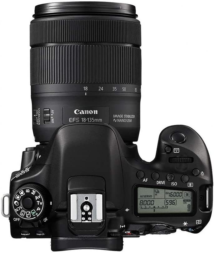 Canon EOS 80D DSLR Camera Body with 18-135 mm Lens