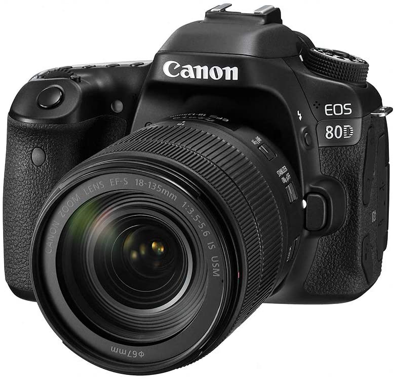 Canon EOS 80D DSLR Camera Body with 18-135 mm Lens