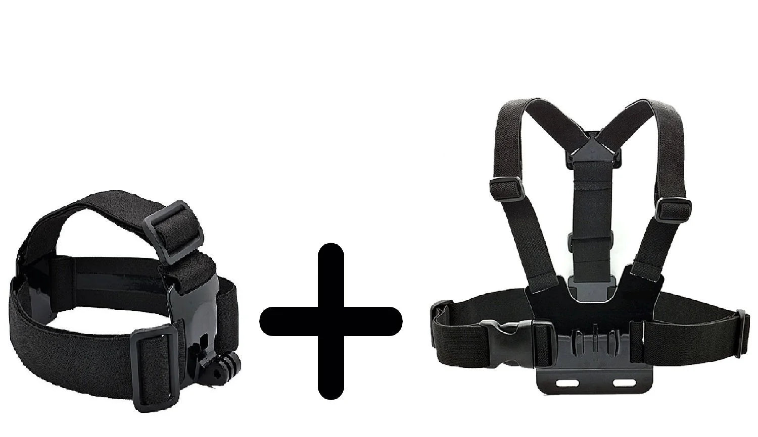 2 in1 quick detachable head strap and cap mount for action cameras
