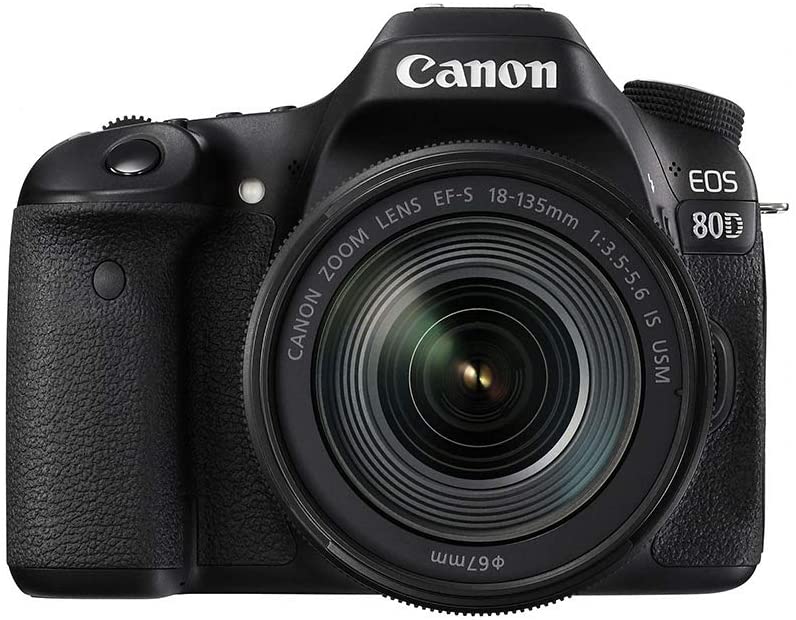 Canon EOS 80D DSLR Camera Body with 18-135 mm Lens