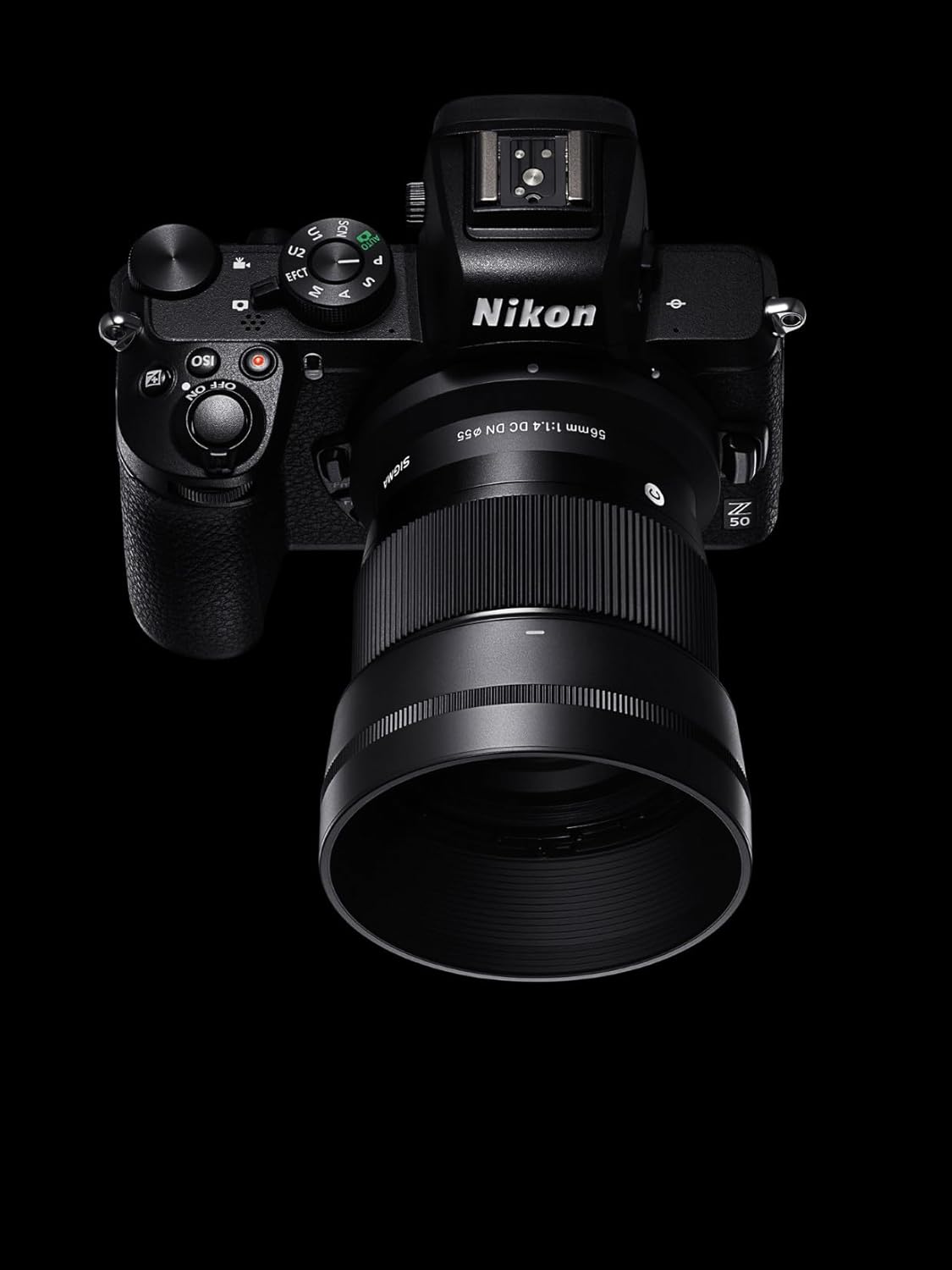 Sigma 56Mm F1.4 Dc Dn Contemporary Lens for Nikon Z Mount Mirrorless Cameras - Black
