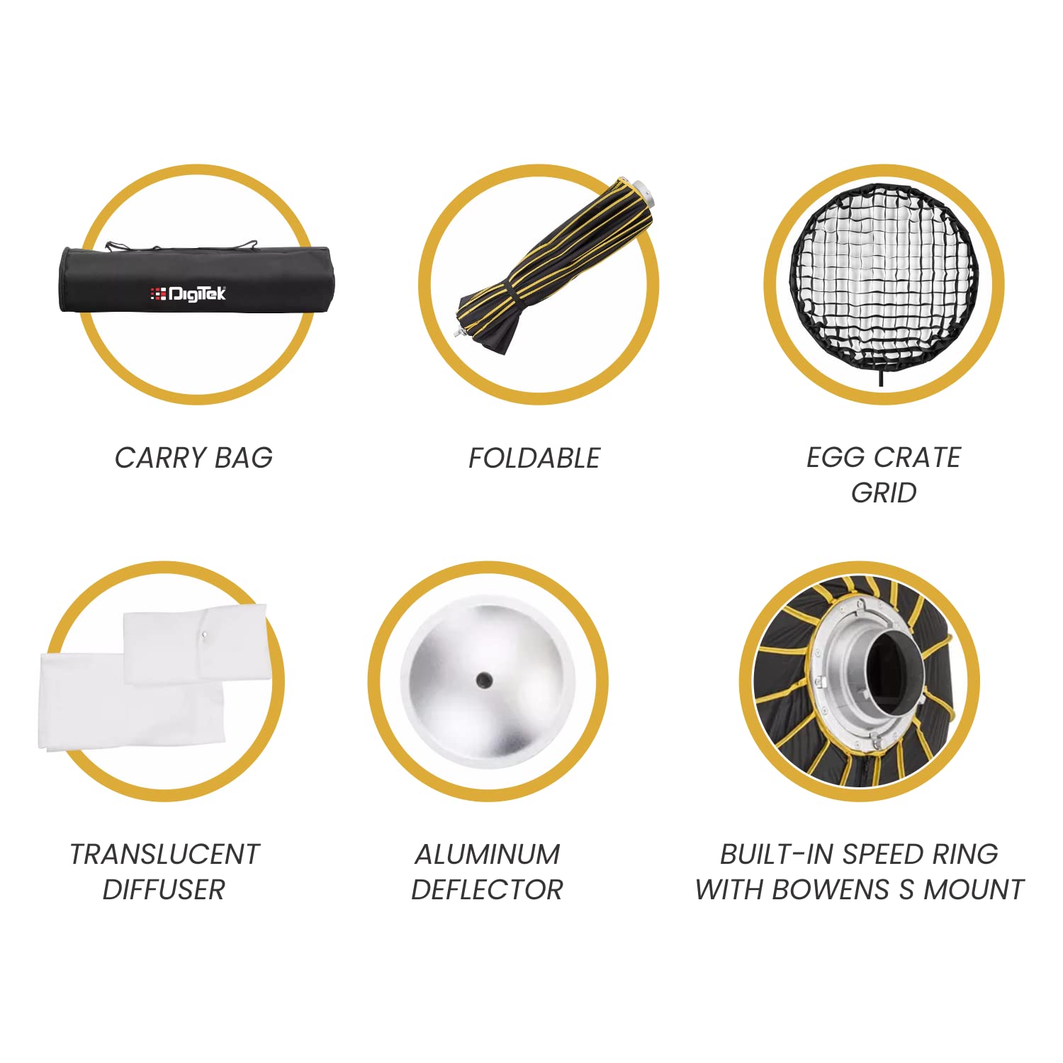 Digitek 65cm Beauty Dish Softbox DBDS-65S