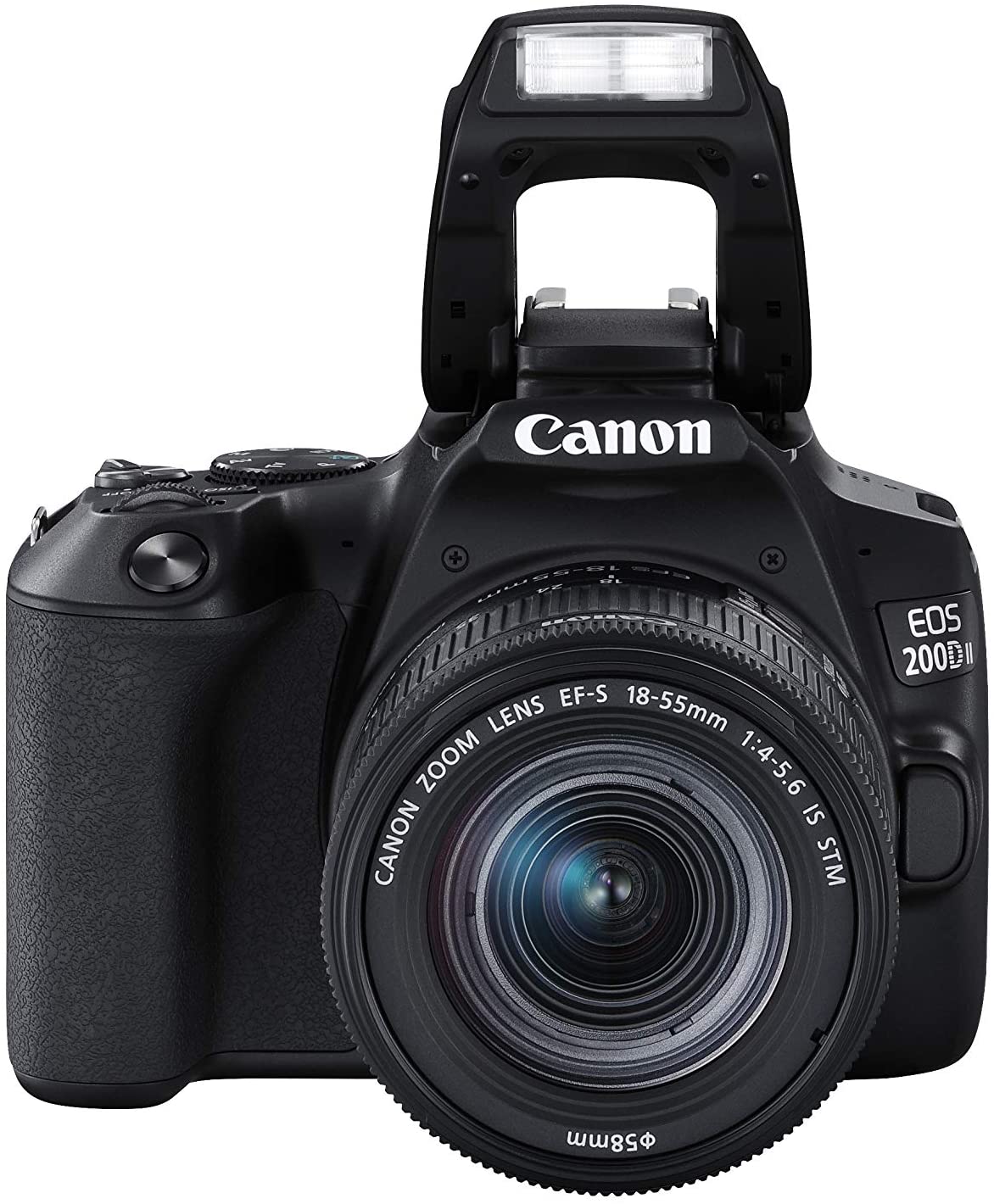 Canon EOS 200D DSLR Camera Body with Dual Lens: EF-S18-55 IS STM + EF-S 55-250
