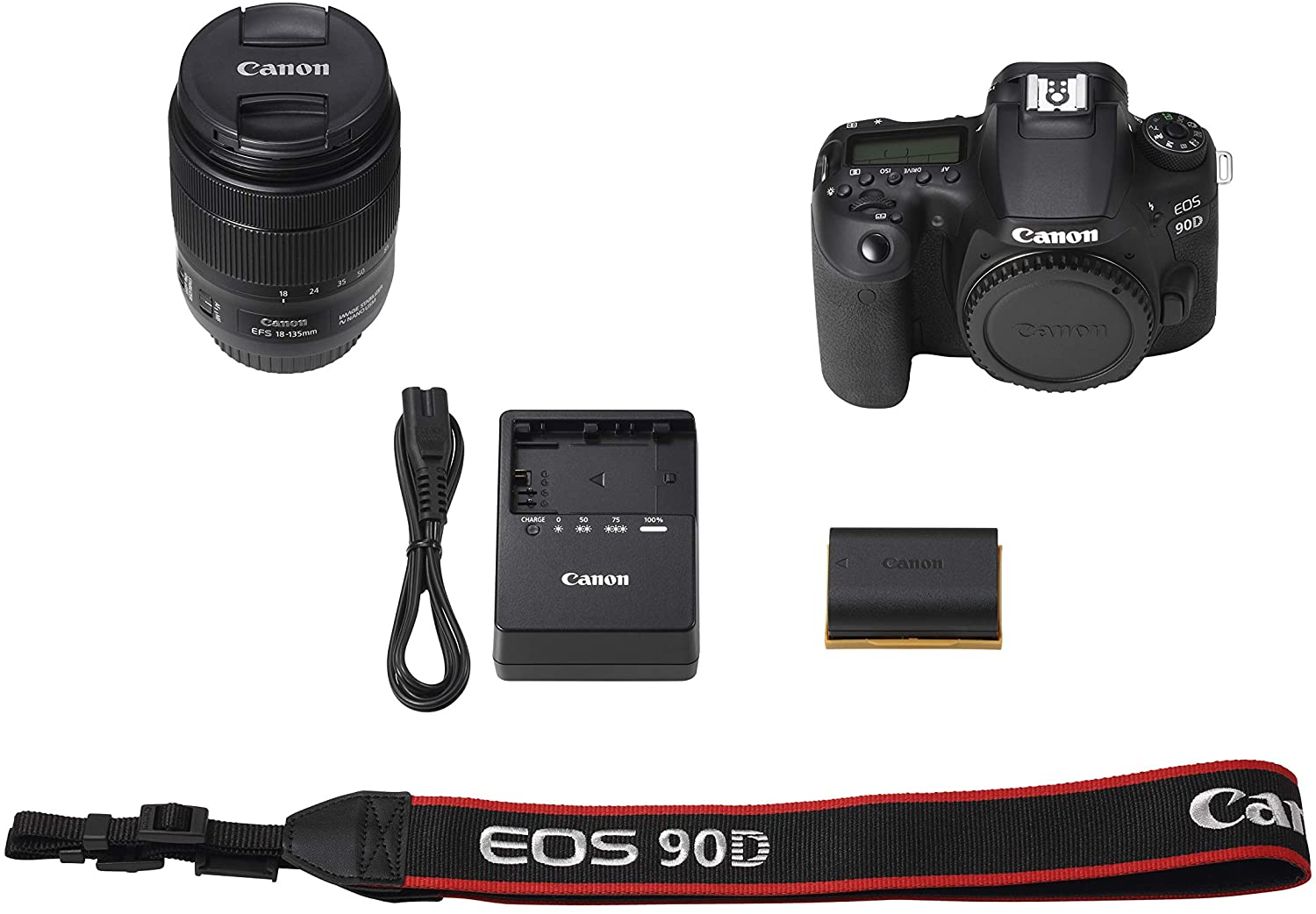 Canon EOS 90D Digital SLR Camera with 18-135 is USM Lens