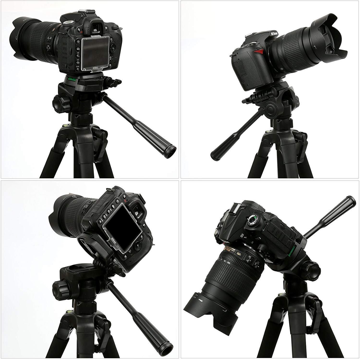 Powerpak Photo-X7 5ft 4 Section Aluminium Tripod for Smartphones & Cameras