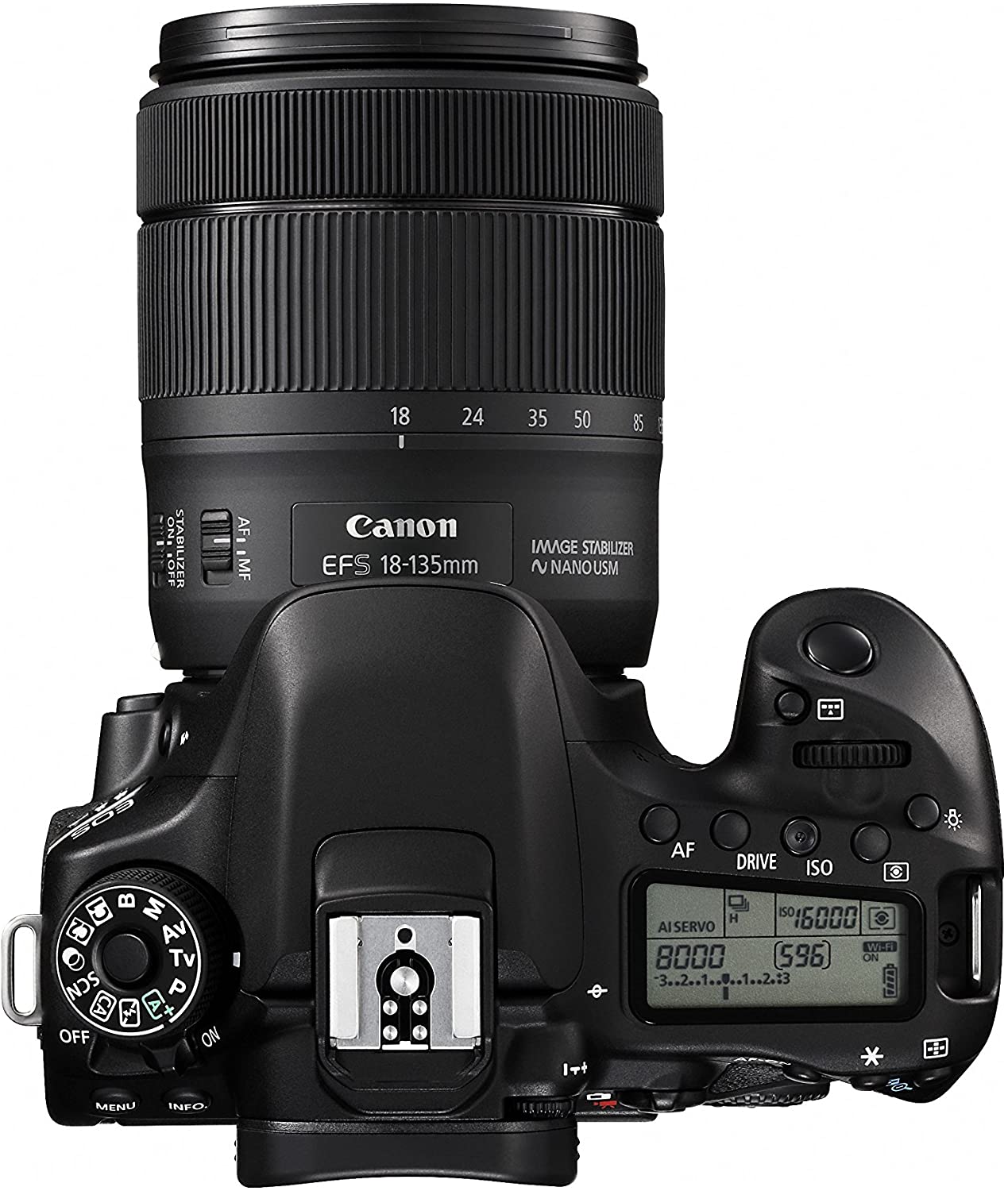 Canon EOS 80D DSLR Camera Body with 18-135 mm Lens