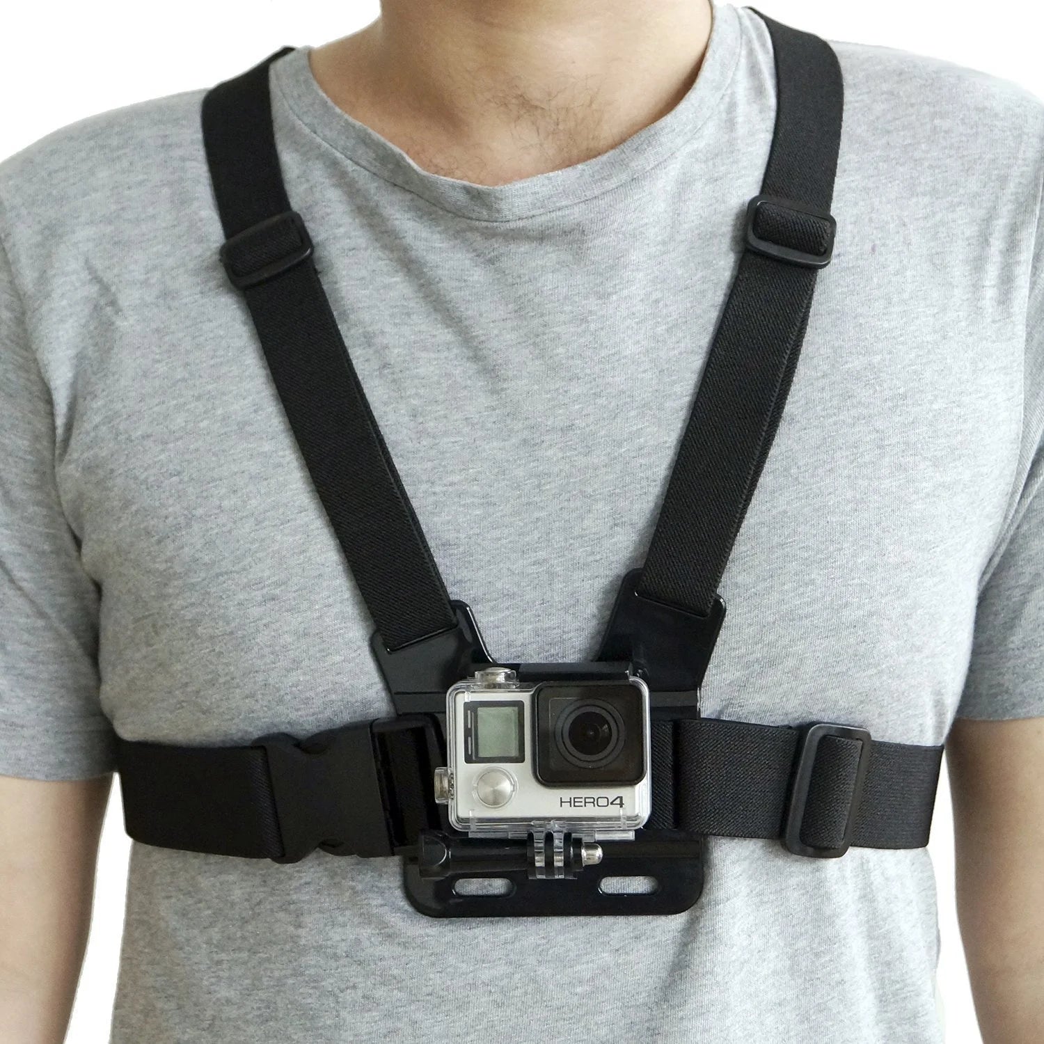 2 in1 quick detachable head strap and cap mount for action cameras