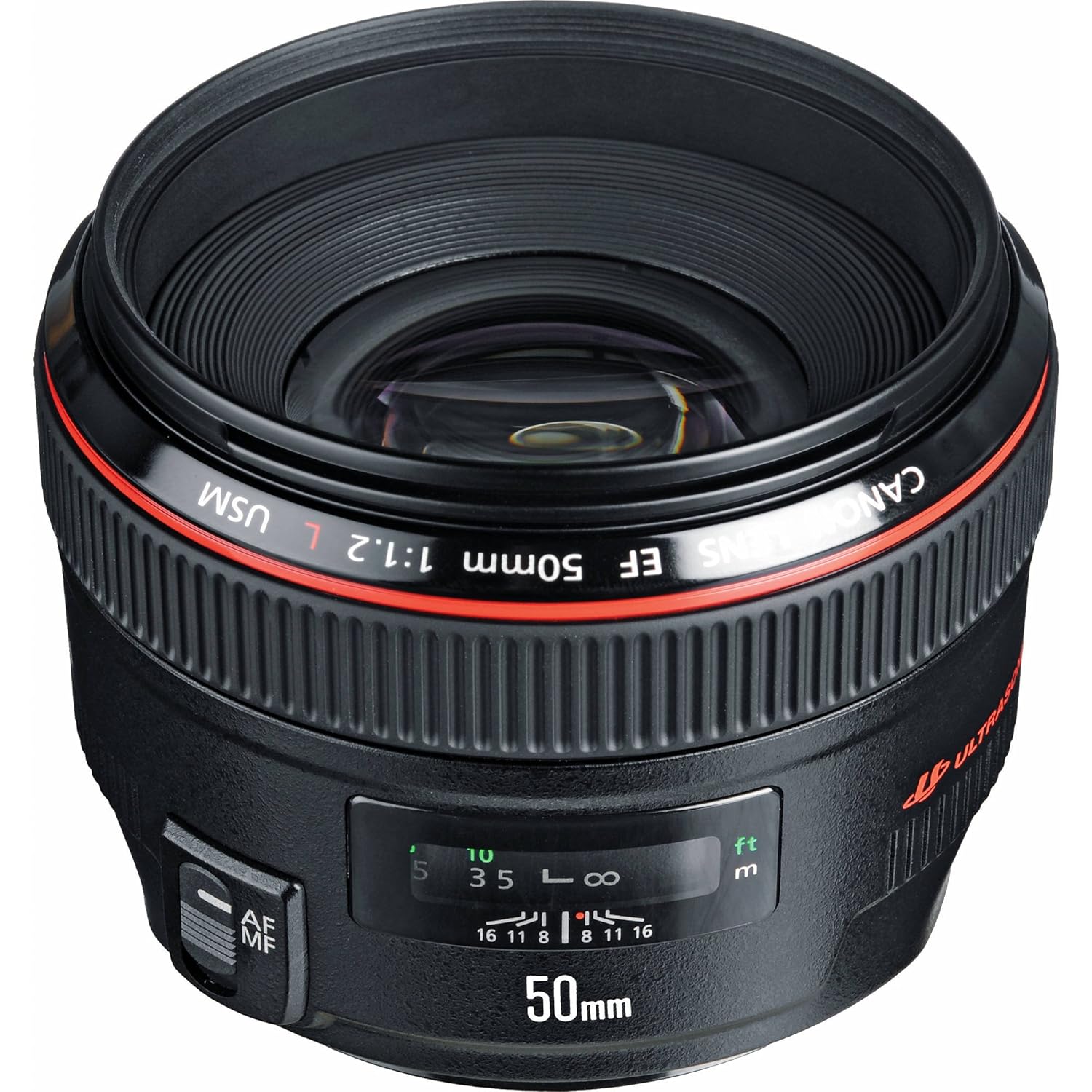 Canon EF 50mm f1.2 L USM Lens for Digital SLR Cameras - Fixed (Black)