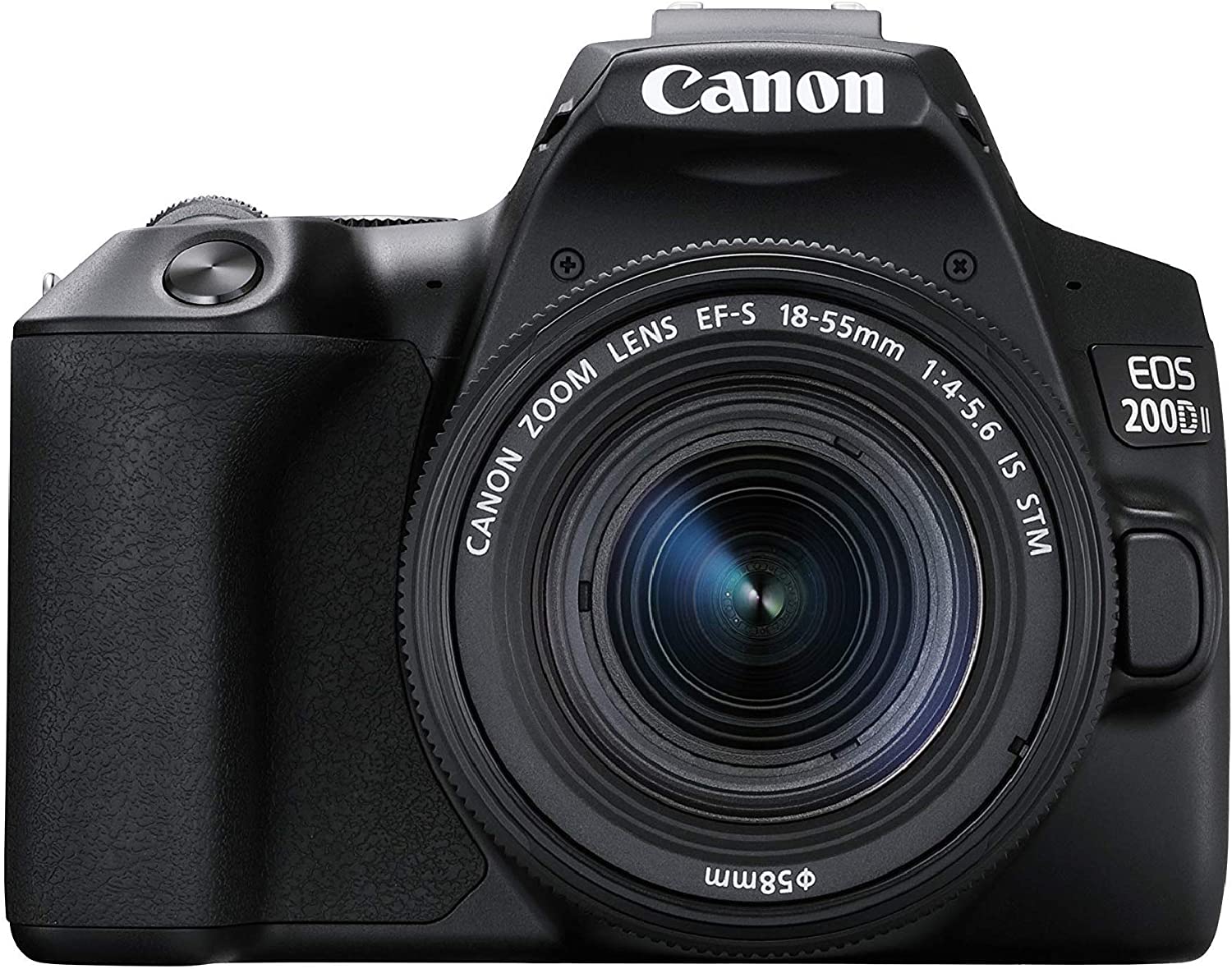 Canon EOS 200D DSLR Camera Body with Dual Lens: EF-S18-55 IS STM + EF-S 55-250