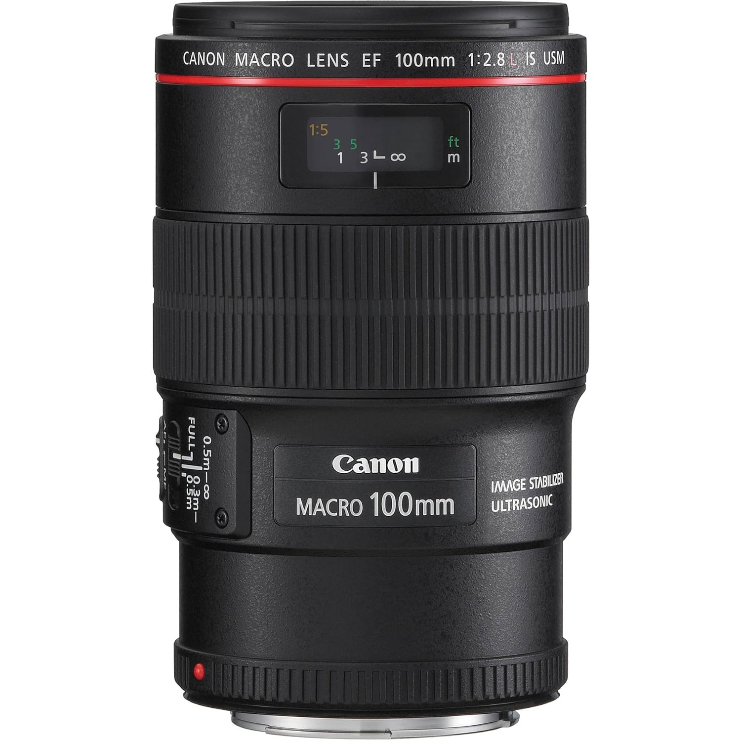 Canon EF 100mm F2.8 Prime Lens for Canon DSLR Camera (Black)