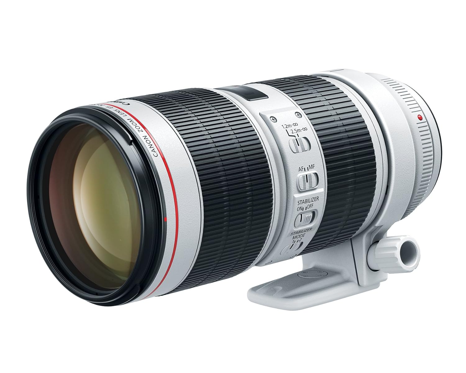 Canon EF 70-200mm f2.8 is III USM with Lens Case and Lens Hood- Black