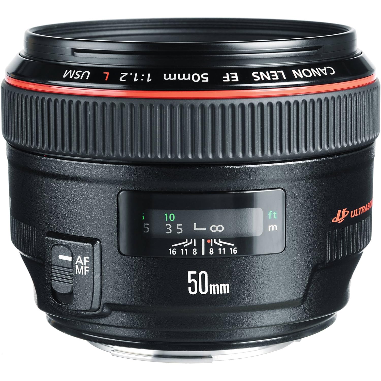 Canon EF 50mm f1.2 L USM Lens for Digital SLR Cameras - Fixed (Black)