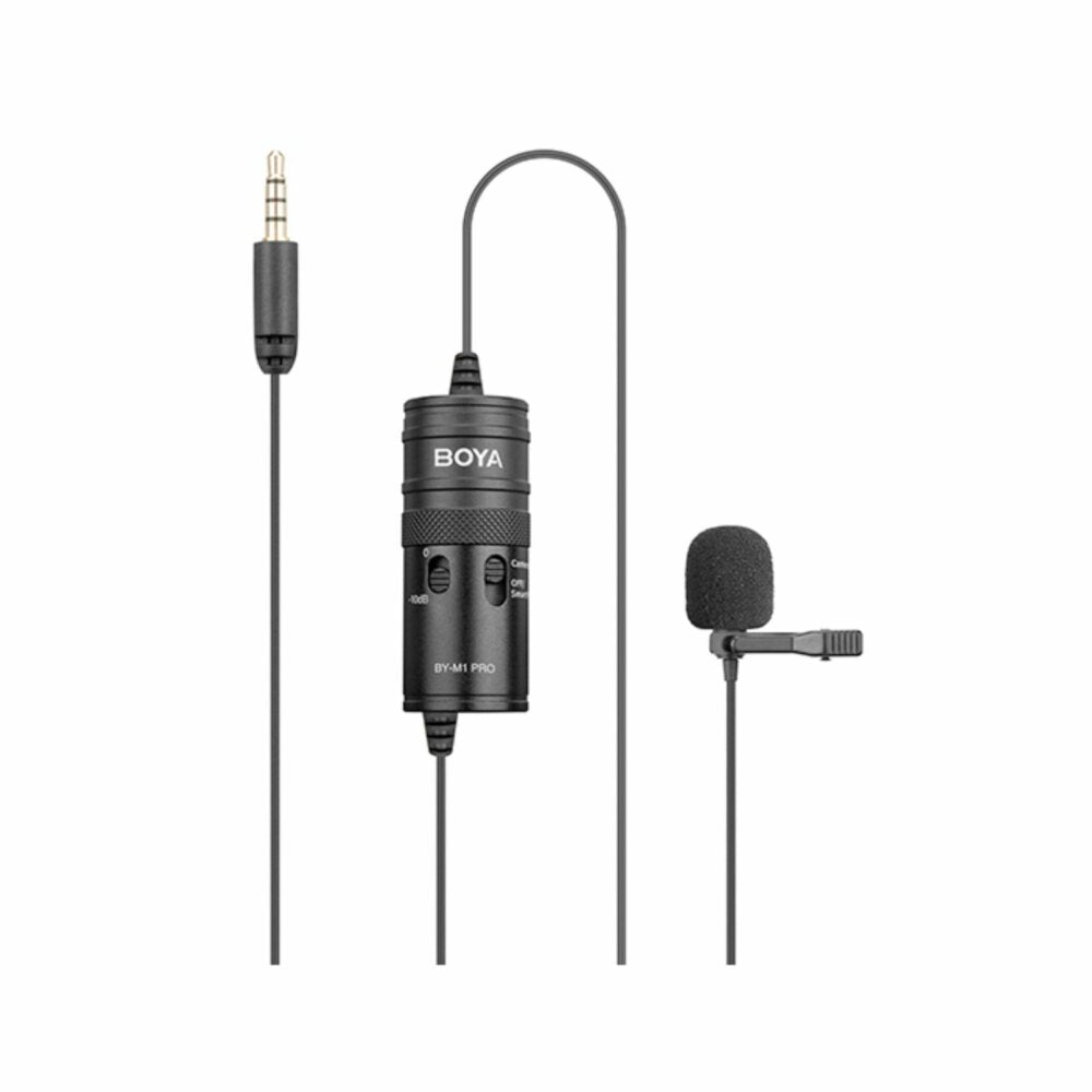 Boya BY-M1 Pro Lavalier Microphone (TRRS)