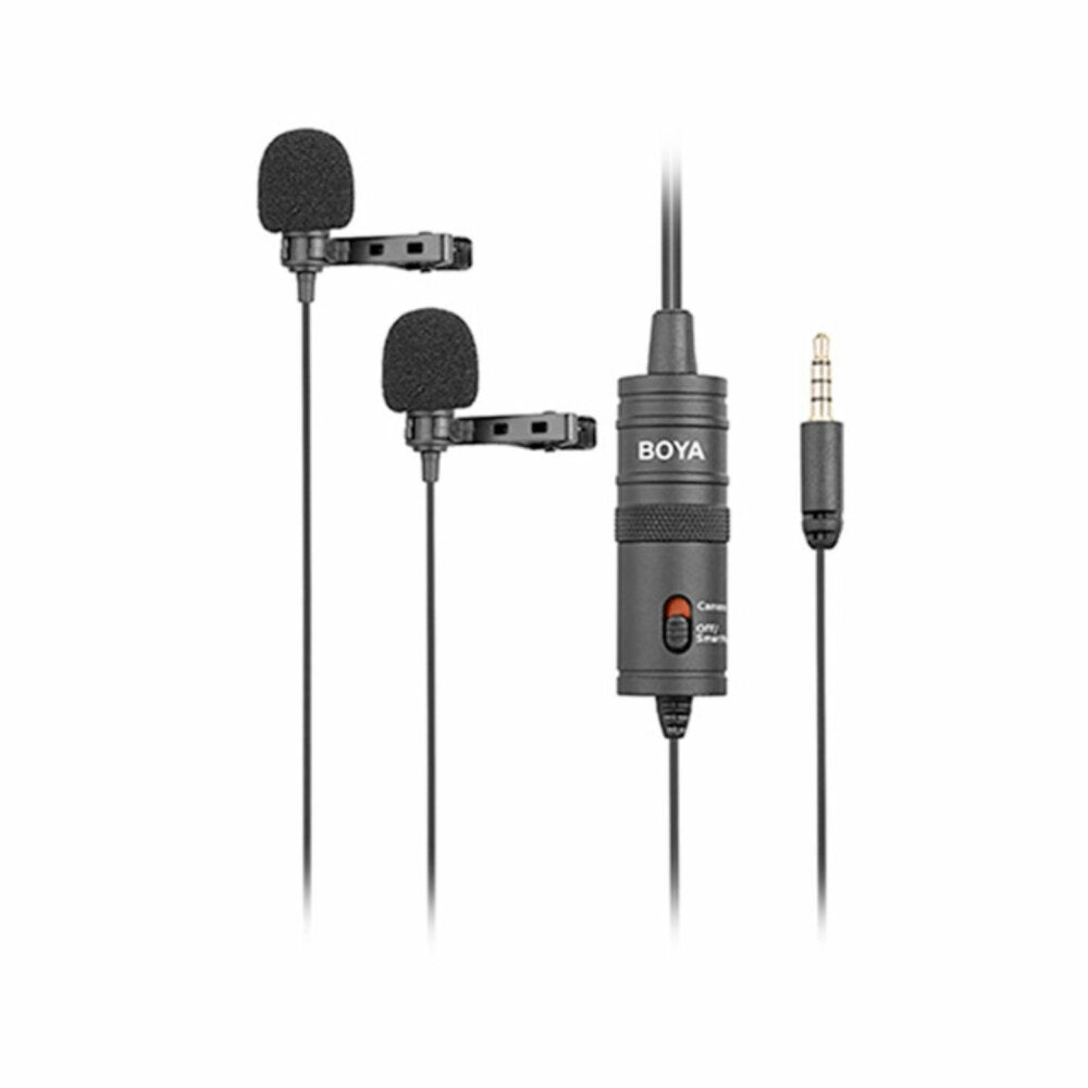 Boya BY-M1DM Dual Lavalier Microphone (TRRS)
