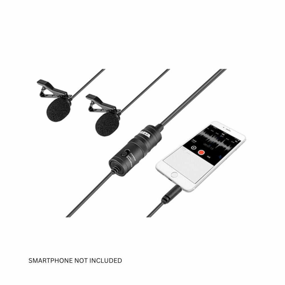 Boya BY-M1DM Dual Lavalier Microphone (TRRS)
