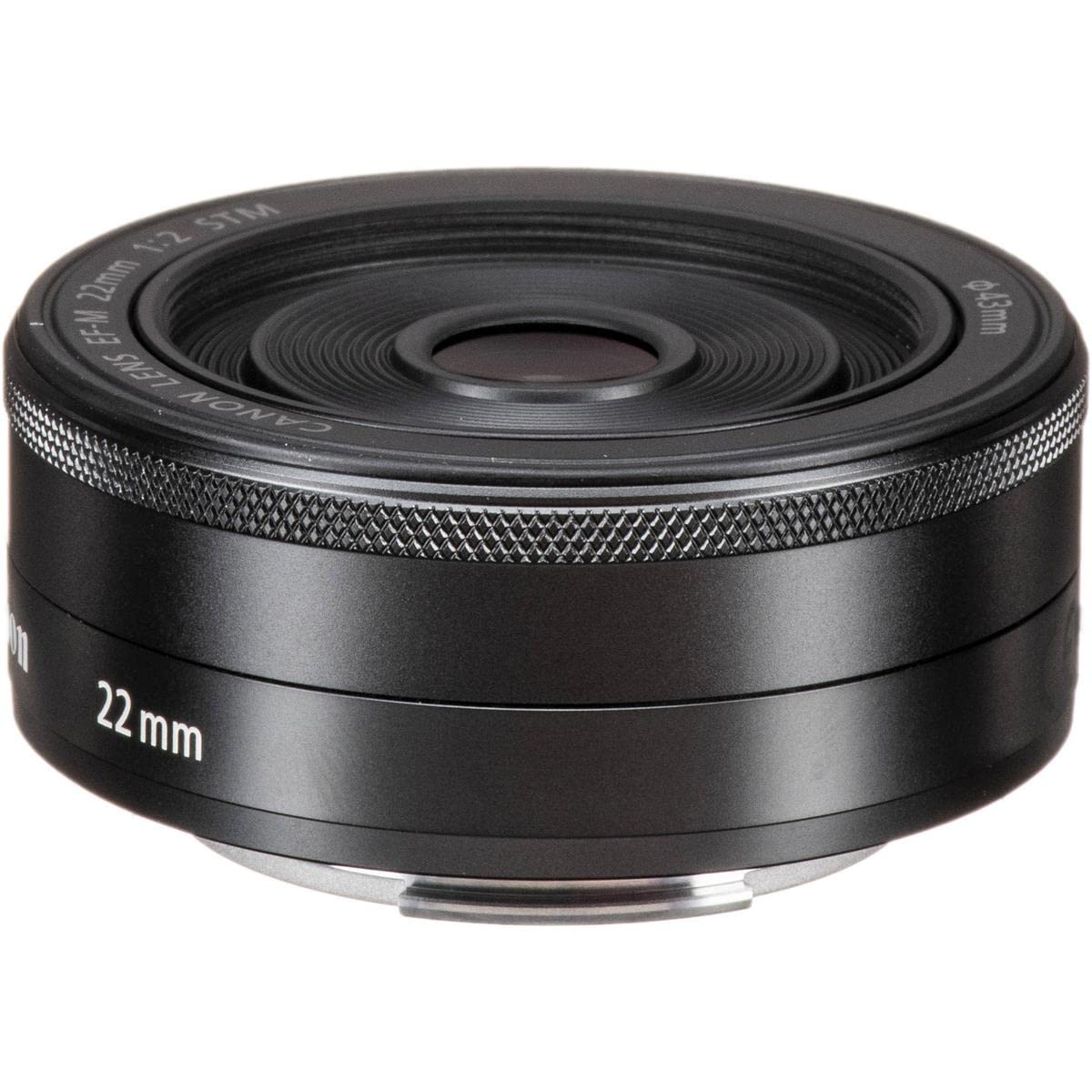 Canon EF-M 22mm f2 STM Compact System Fixed Lens (Black)