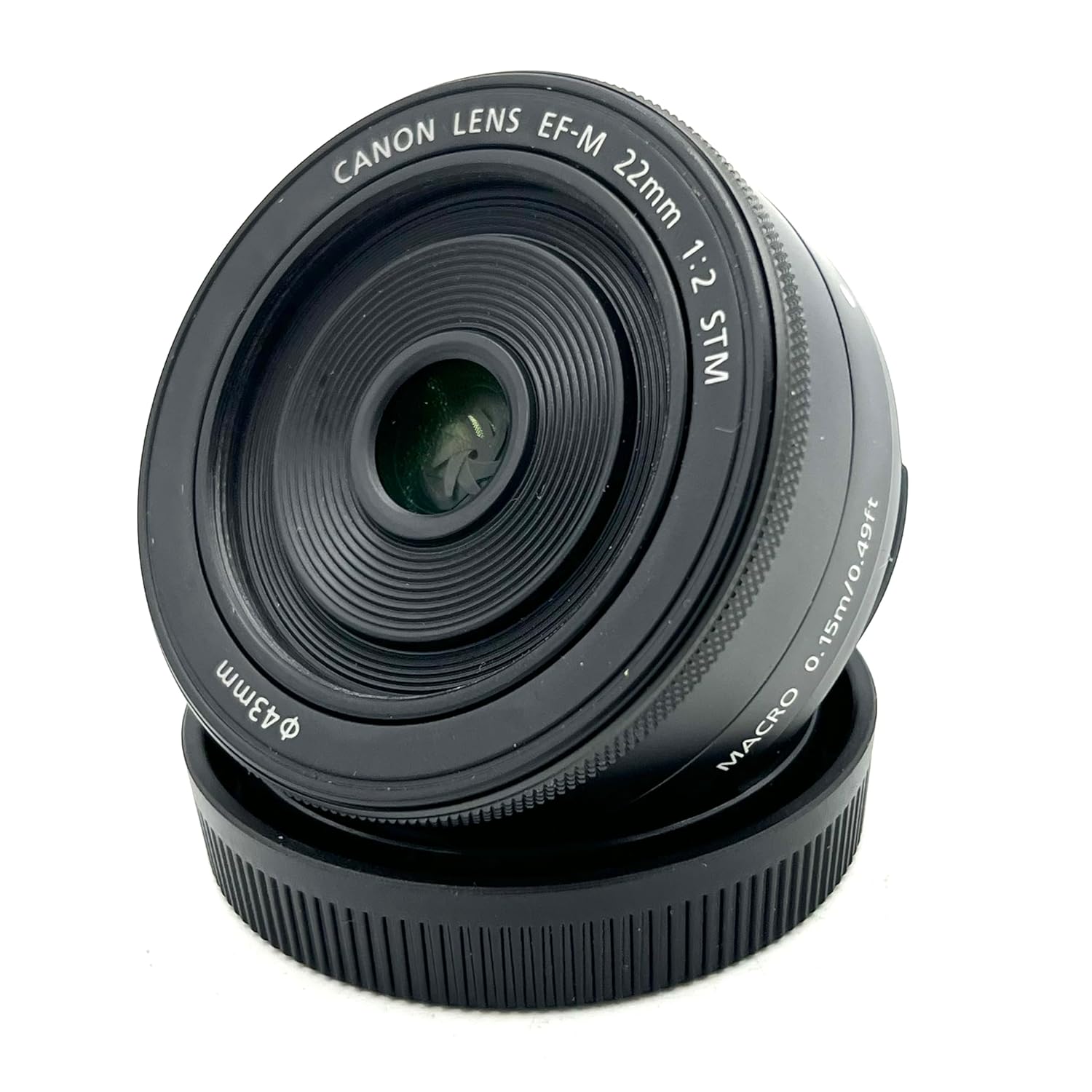 Canon EF-M 22mm f2 STM Compact System Fixed Lens (Black)