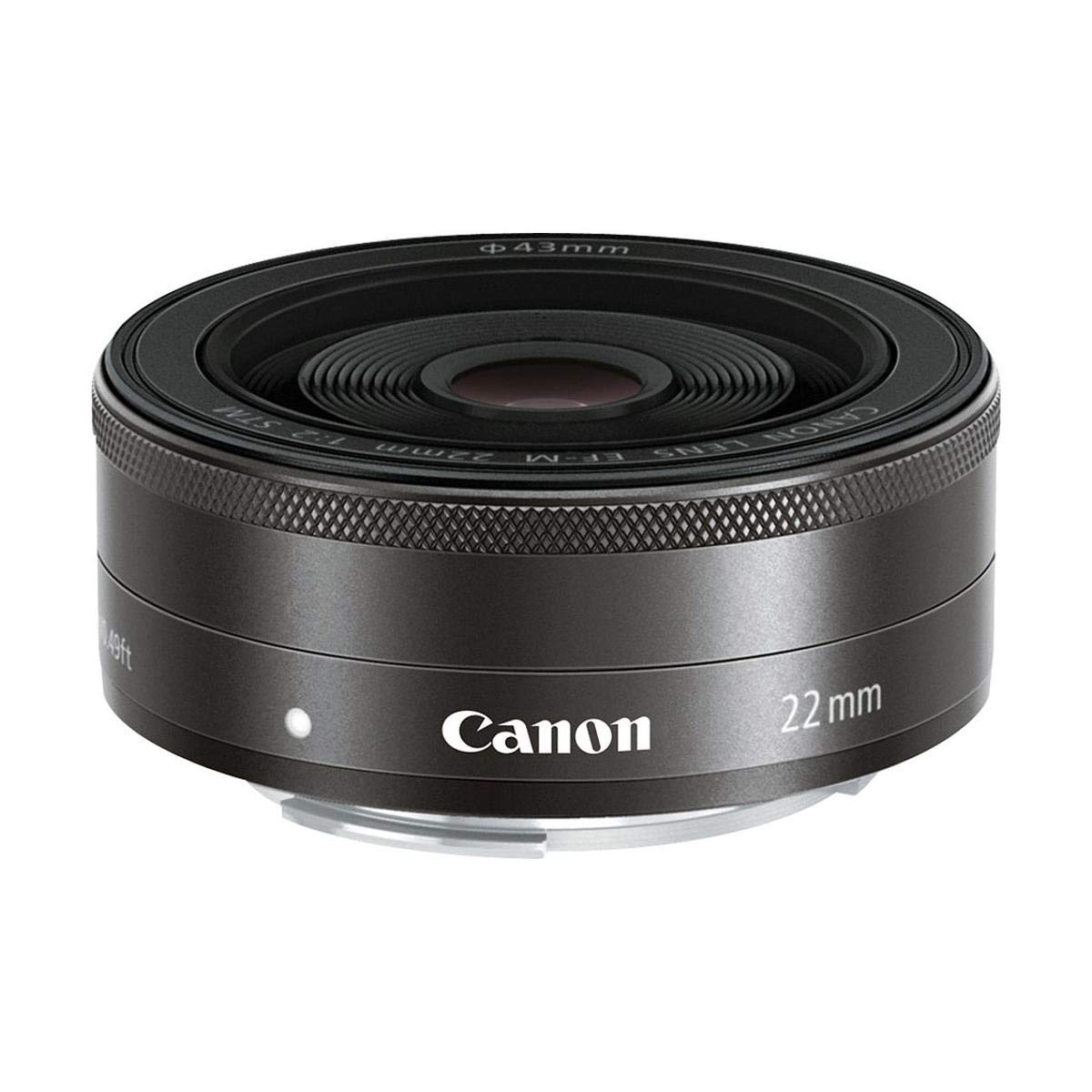 Canon EF-M 22mm f2 STM Compact System Fixed Lens (Black)