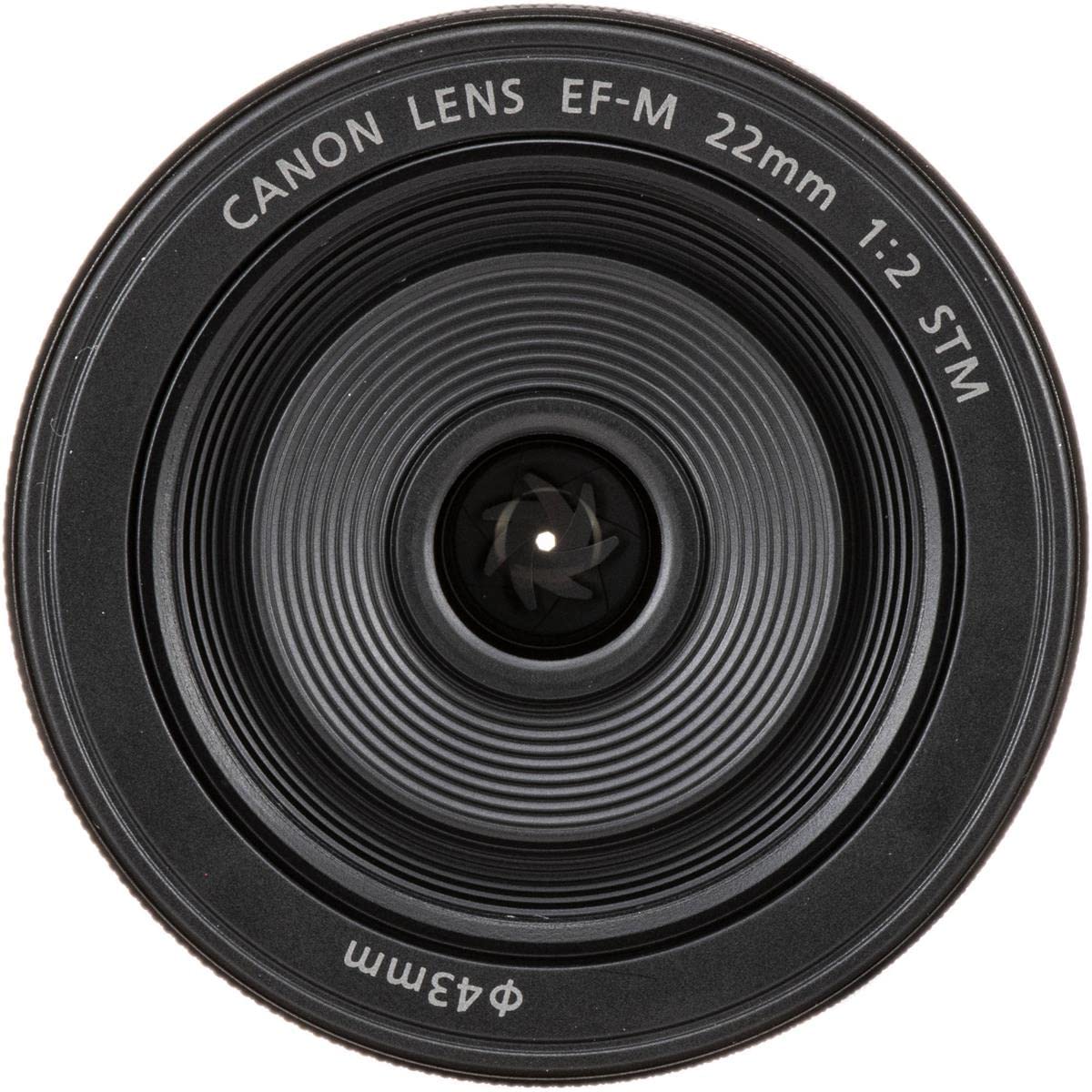 Canon EF-M 22mm f2 STM Compact System Fixed Lens (Black)