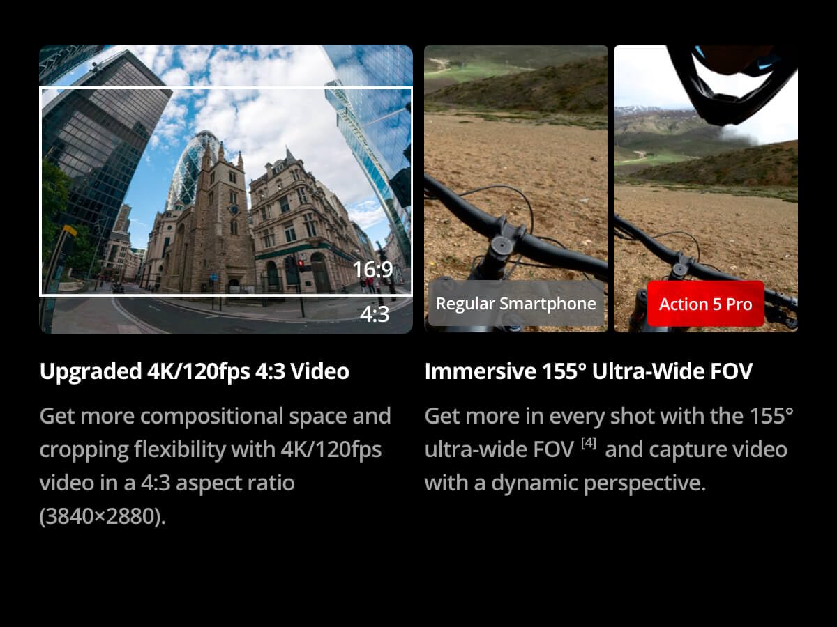 dji Osmo Action 5 Pro Standard Combo Sports and Action Camera