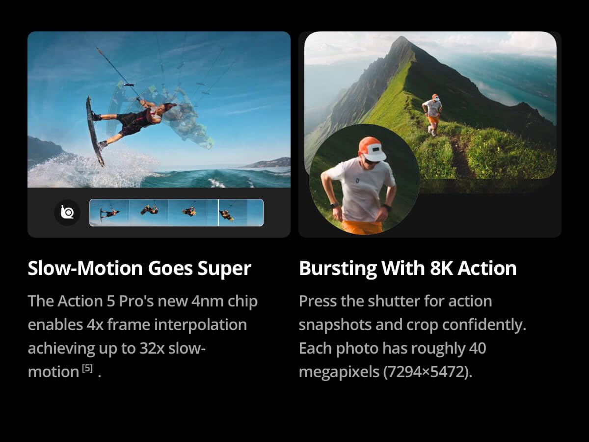 dji Osmo Action 5 Pro Standard Combo Sports and Action Camera