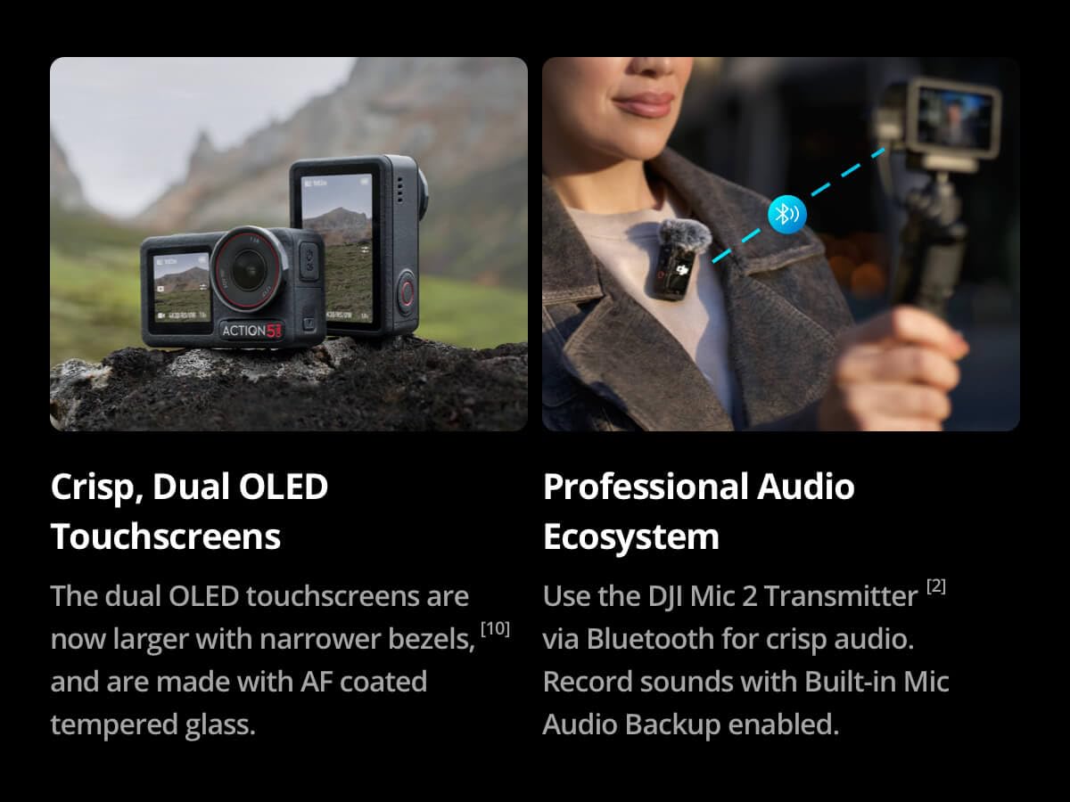 dji Osmo Action 5 Pro Standard Combo Sports and Action Camera