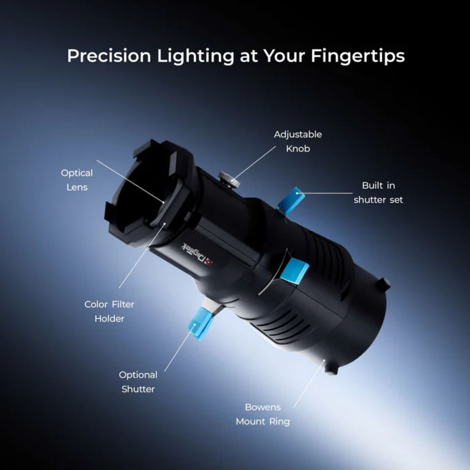 DigiTek DS-220 Bowens Optical Snoot Kit
