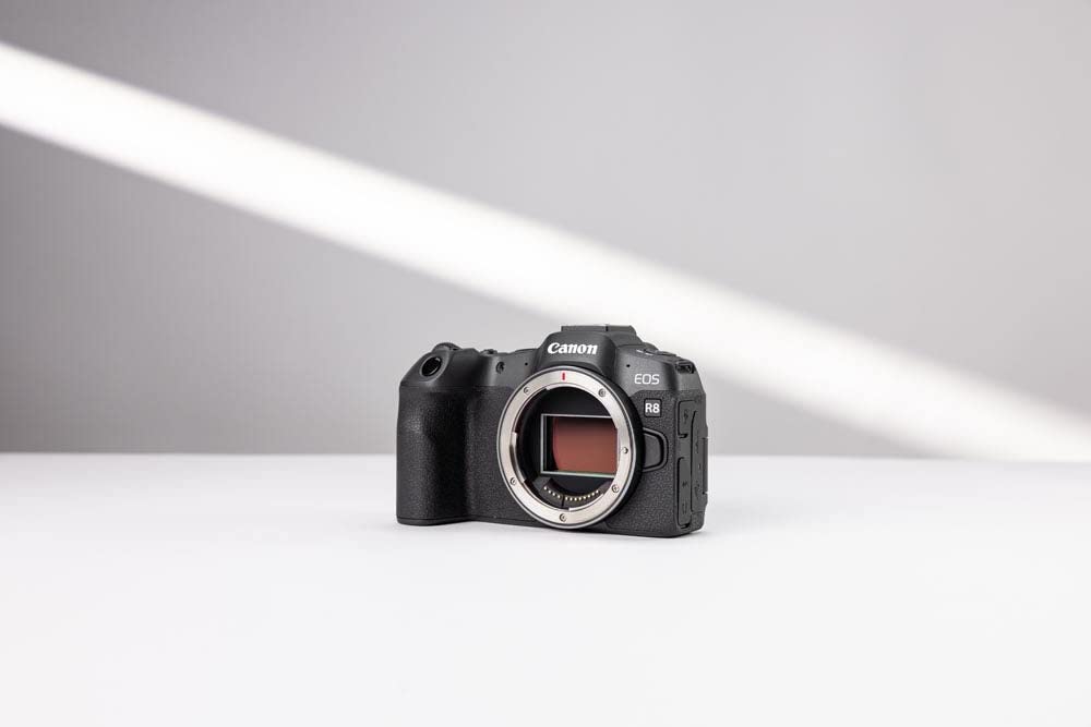 Canon EOS R8 Full-Frame 24.2 MP Mirrorless Camera Body  4K Full HD Video Recording  (Black